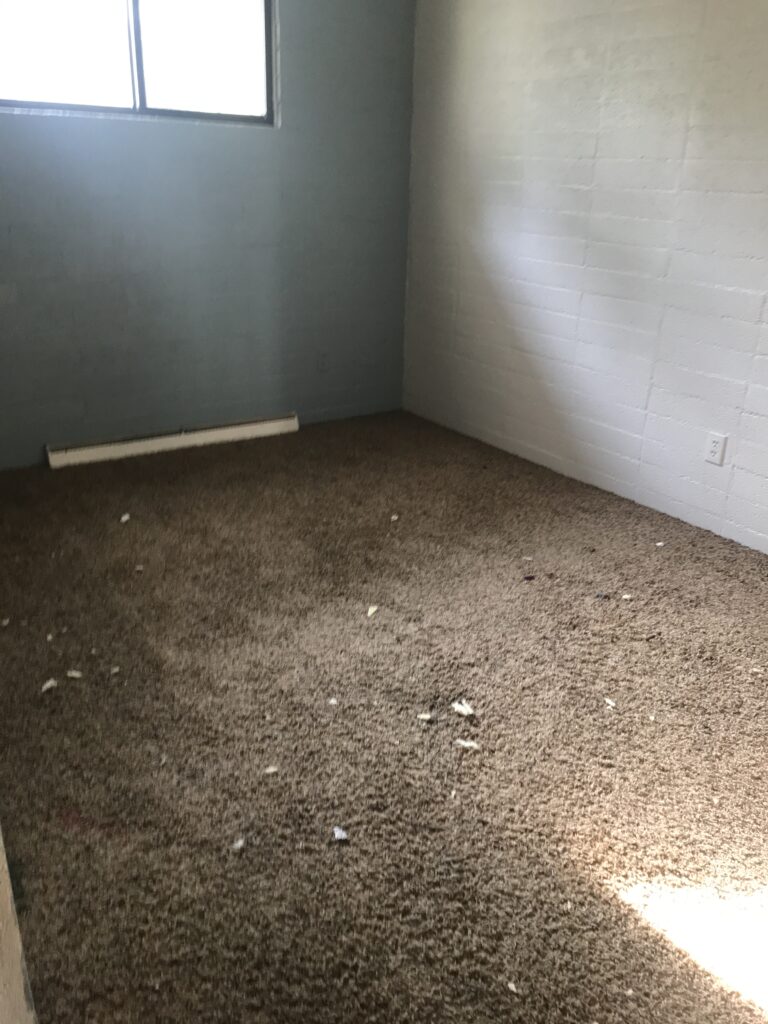 Cleared out bedroom